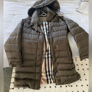 Burberry Brit Down Coat with Trench option
